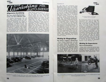 "Dienst am Auto" Gasstation-Magazine 1931 Braunbeck Motor-Verlag (6888)